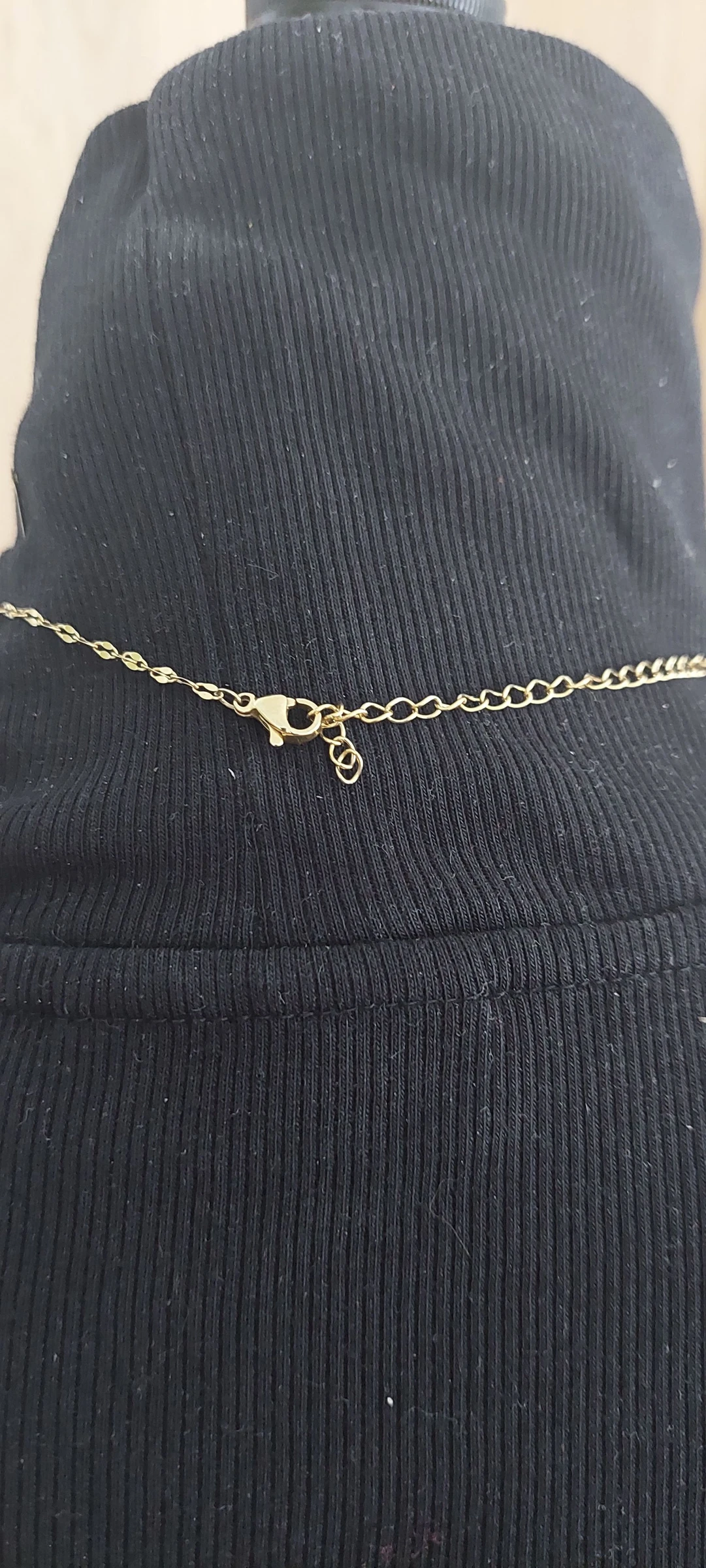 Gouden gewrichtige geometrische ketting - Boheemse / Art Deco stijl – photo 4